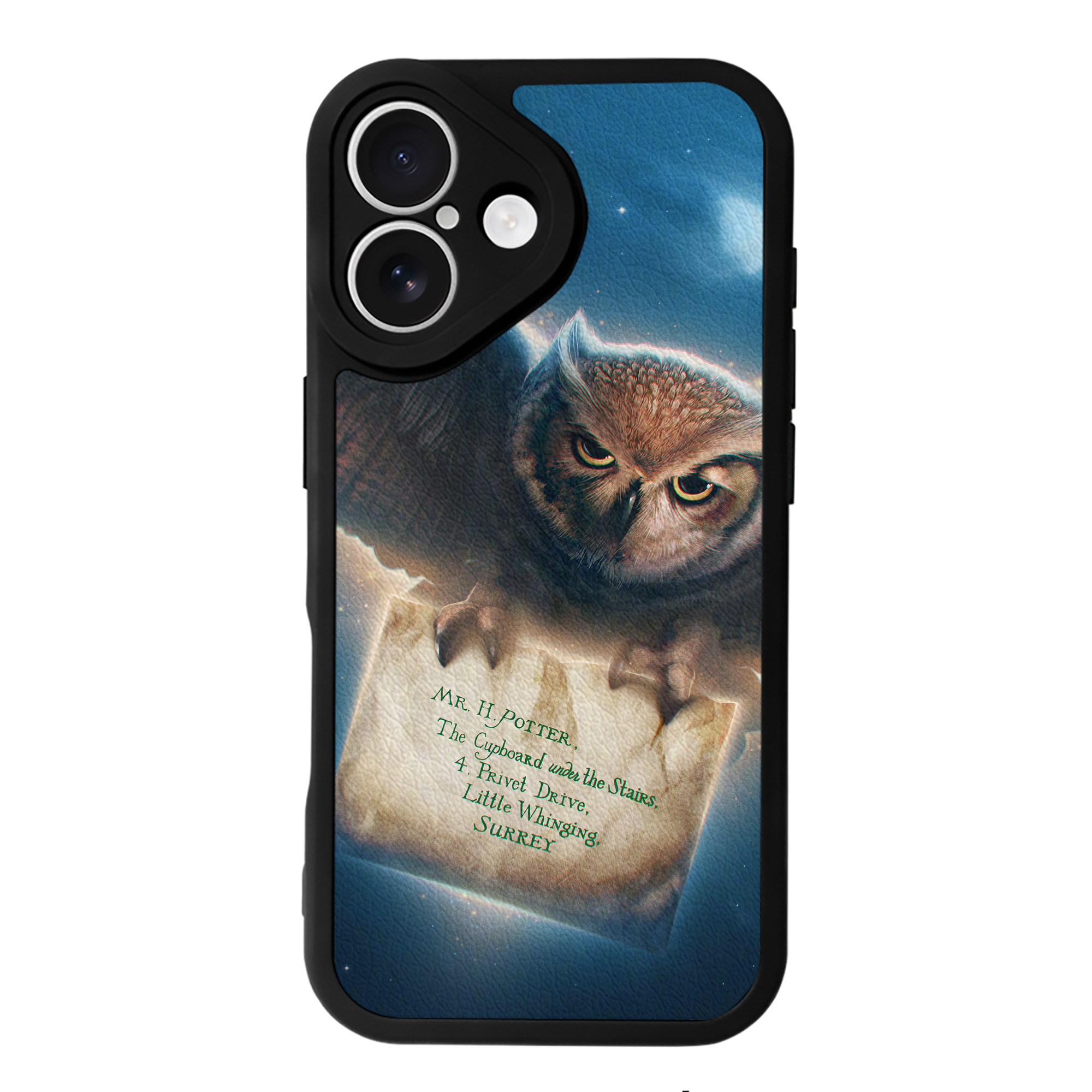 （画像用） Harry Potter ハリー・ポッターシリーズ 【iPhone 16シリーズ対応】シリコンスマホケース（レザー調） 材質：シリコン